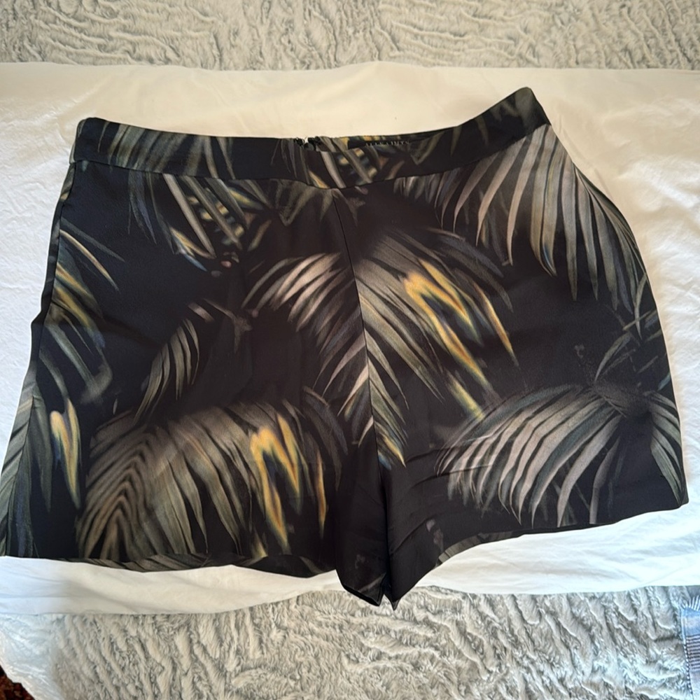 All saints silk shorts